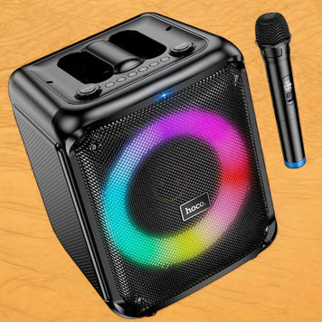 Беспроводная портативная Bluetooth колонка с микрофоном HOCO DS59 |BT5.0, TF/USB/AUX, 40W 1110-s59 фото