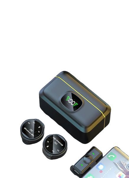 Микрофон петличный, беспроводной двойной J6 для телефона IOSс зарядным кейсом 0003-P2 фото