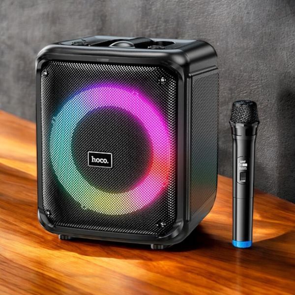 Беспроводная портативная Bluetooth колонка с микрофоном HOCO DS59 |BT5.0, TF/USB/AUX, 40W 1110-s59 фото