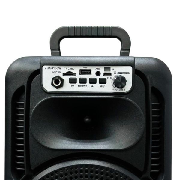 Караоке-колонка ZQS 20W з мікрофоном та RGB-лампами: підтримка TF/USB/FM 111-8166 фото