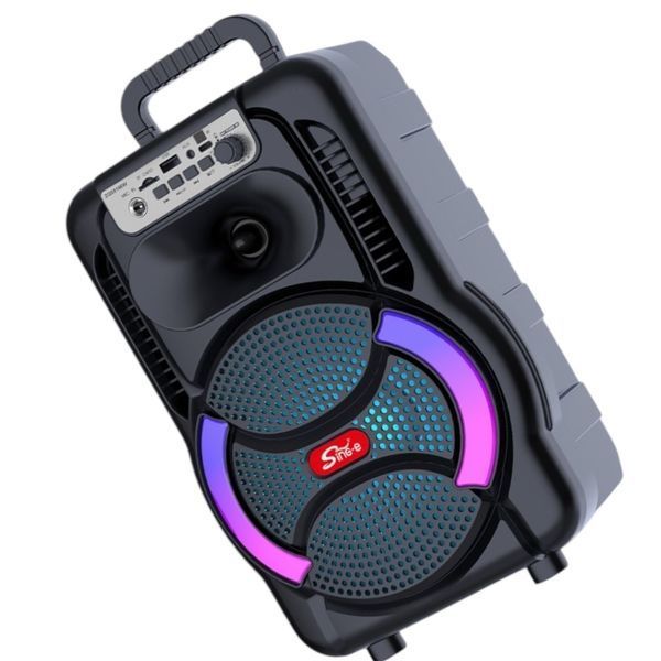 Караоке-колонка ZQS 20W з мікрофоном та RGB-лампами: підтримка TF/USB/FM 111-8166 фото
