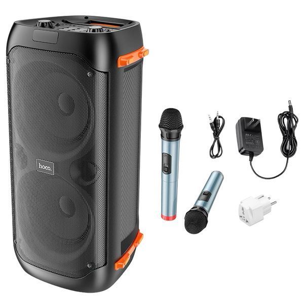 Колонка Bluetooth с караоке и микрофонами HOCO Manhattan BS53 1000-BS53 фото