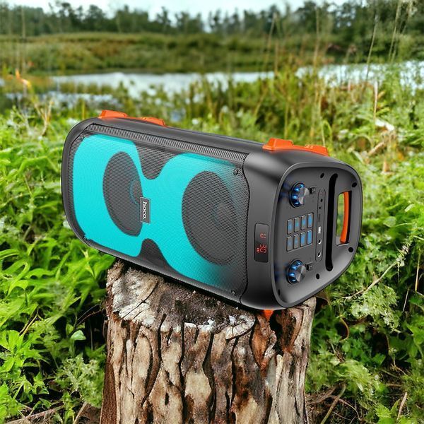 Колонка Bluetooth с караоке и микрофонами HOCO Manhattan BS53 1000-BS53 фото