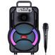 Караоке-колонка ZQS 20W з мікрофоном та RGB-лампами: підтримка TF/USB/FM 111-8166 фото 5