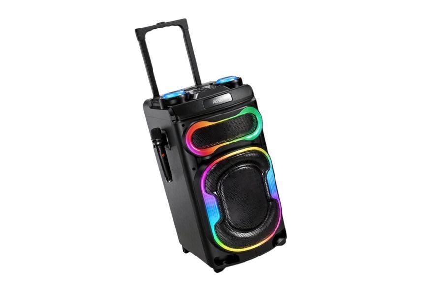 Автономна акустична система караоке колонка 280w TMG S886 (BT+2MIC+USB+TF Card+FM+TWS) 22188-886 фото