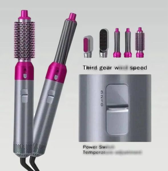 Стайлер для волосся фен 5 в 1 + кейс чохол HAIR BRUSH Дайсон 11100-9234 фото