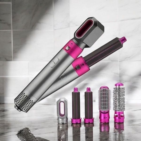 Стайлер для волосся фен 5 в 1 + кейс чохол HAIR BRUSH Дайсон 11100-9234 фото