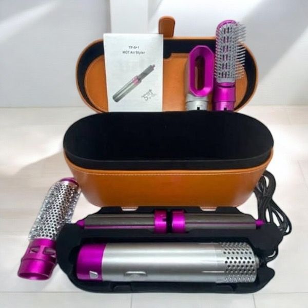 Стайлер для волосся фен 5 в 1 + кейс чохол HAIR BRUSH Дайсон 11100-9234 фото