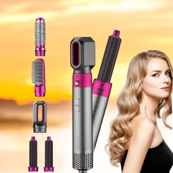 Стайлер для волосся фен 5 в 1 + кейс чохол HAIR BRUSH Дайсон 11100-9234 фото