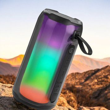 Портативная Bluetooth колонка Pulse 5 BT/TF/FM/AUX/USB с RGB светомузыкой и FM-радио 1110-С5 фото