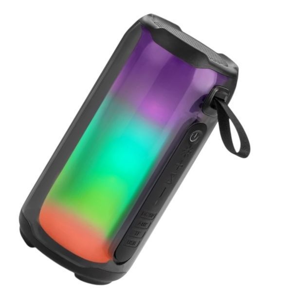 Портативная Bluetooth колонка Pulse 5 BT/TF/FM/AUX/USB с RGB светомузыкой и FM-радио 1110-С5 фото