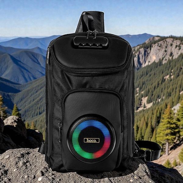 Рюкзак-Акустика колонка HOCO Journey BT speaker HC42 IPX4 |BT5.4, USB/TF/FM, 10Wx2, 3h, 6L| 22212-42 фото