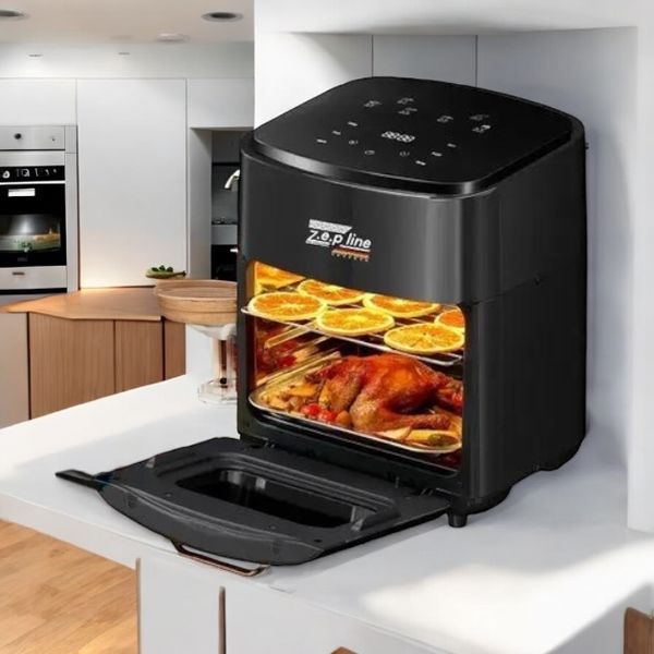 Аерофритюрниця 3 в 1 гриль сушка для фруктів овочів 3500W Zepline ZP-111 безмасляна мульти піч 15 л 11441-111 фото