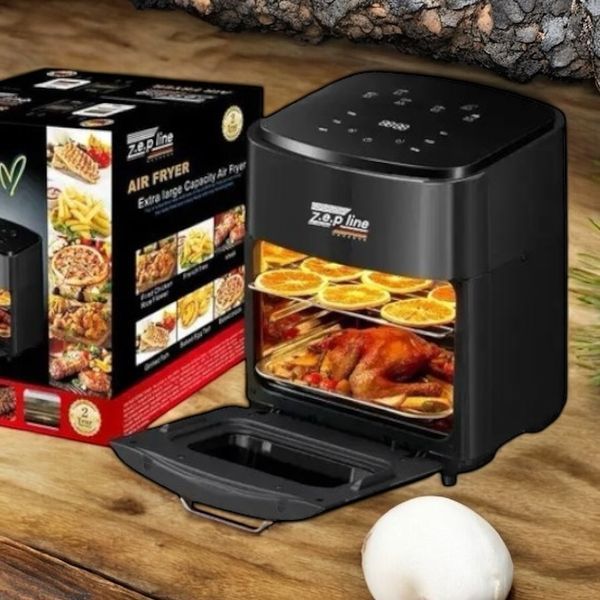 Аерофритюрниця 3 в 1 гриль сушка для фруктів овочів 3500W Zepline ZP-111 безмасляна мульти піч 15 л 11441-111 фото