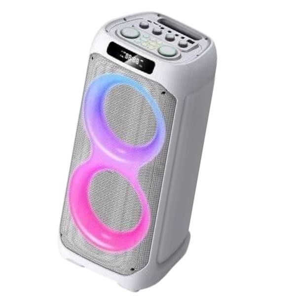 Автономна акустична караоке система колонка TMG LT-2233 (2MIC+USB+FM) 11211122-2233 фото