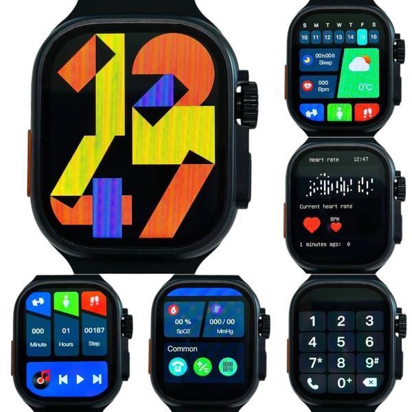 Комплект Smart watch H500 Ultra 3 набір 9in1 +7 ремінців + навушники 11100-500 фото