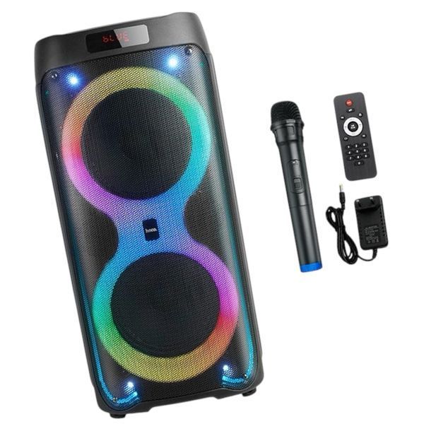 Портативна акустика для караоке Hoco колонка DS41 (Bluetooth 5.0, 40W, 4400mAh, 1 мікрофон) 11150-041 фото