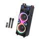 Портативна колонка велика на акумуляторі з 2 радіомікрофонами з USB/FM/Bluetooth NDR 1100 1000-1100 фото 9