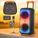 Портативна Bluetooth колонка ZXX 1095A 8' 200W з підсвічуванням і пультом 100-1096 фото 1