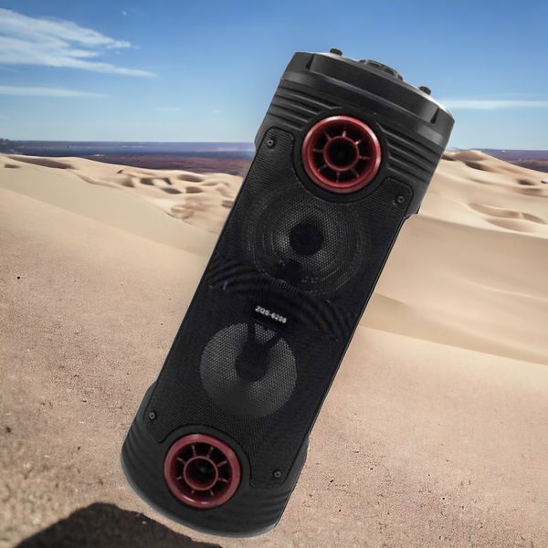 Портативна акустична колонка ZQS-6208 система Bluetooth з мікрофоном і пультом 1100-6208 фото