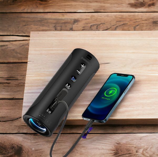 Портативна колонка Tronsmart T6 Pro IPX6 AUX 45Вт 24h 100-T6Pro фото