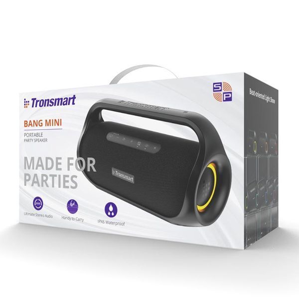 Портативна бездротова Bluetooth колонка Tronsmart Bang Mini IPX6 | BT5.3, AUX, 50W, NFC, TWS, 15h 100-M50W фото