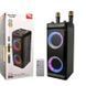 Портативна Bluetooth колонка караоке ZQS4290 з 2 мікрофонами та пультом, RGB-підсвічування 25 Вт 2х4 1112-4290 фото 1
