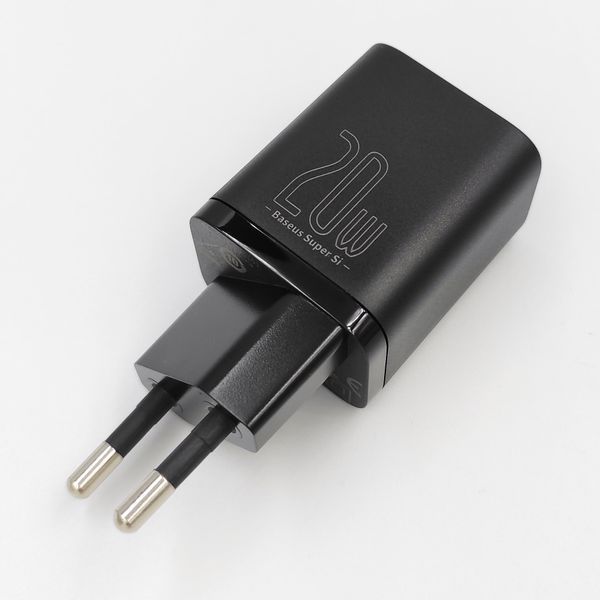 Мережевий зарядний пристрій Baseus Super Si 1C з кабелем USB Type C &mdash; Lightning 20 Вт 100-C20W фото