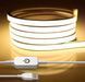 Неоновая лента USB White 5V водонепроницаемая, холодное свечение с сенсорной кнопкой, 5м 1115-5 фото 3