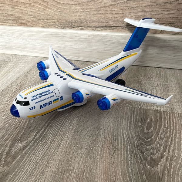 Літак Мрія, колесо вільного ходу світло звук TK Group 000-17057 фото