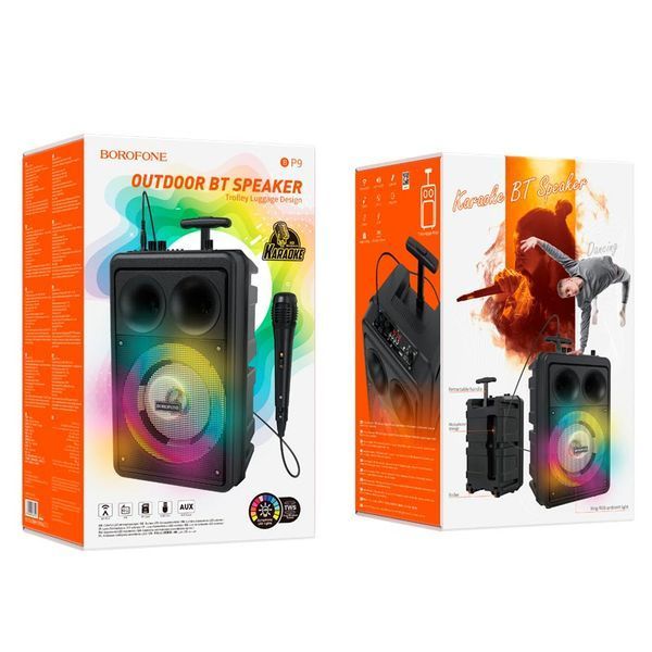 Портативна Bluetooth колонка караоке BOROFONE Dancing BP9 з мікрофоном 100-BP9 фото