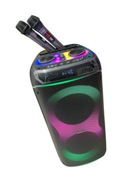 Акустична переносна система караоке колонка з мікрофоном ZXX-8085 80 Вт 2x8"&nbsp; 111218-8085 фото