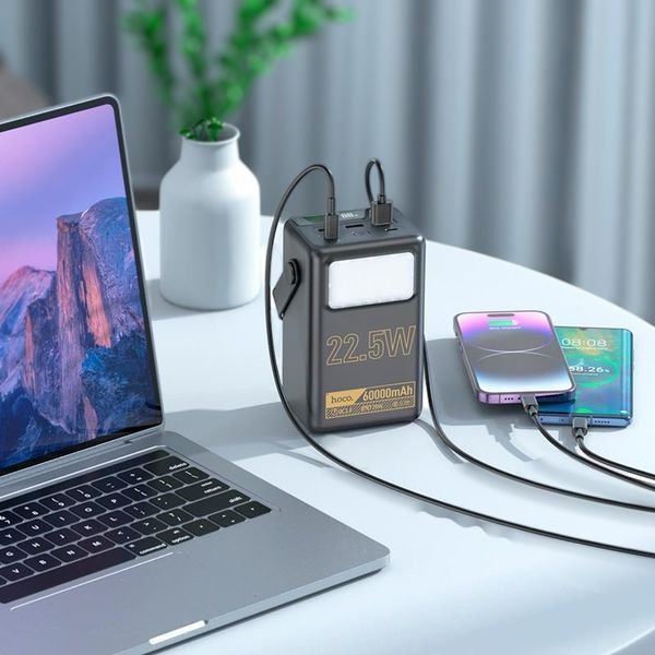 Павербанк Power bank Hoco J110 60000 mAh 22.5W с быстрой зарядкой 1110-110 фото