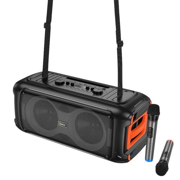 Портативная акустика колонка для караоке Hoco Kayman HA9 (Bluetooth 5.4, 40W, 7000mAh, 2 микрофона) 11119-99 фото
