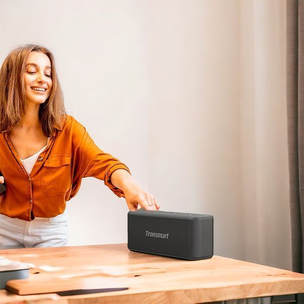 Портативна бездротова колонка Bluetooth Tronsmart Mega Pro IPX5 | BT5.0, AUX/TF/USB, 60W, TWS, NFC, EQ, 10h 100-NP60w фото