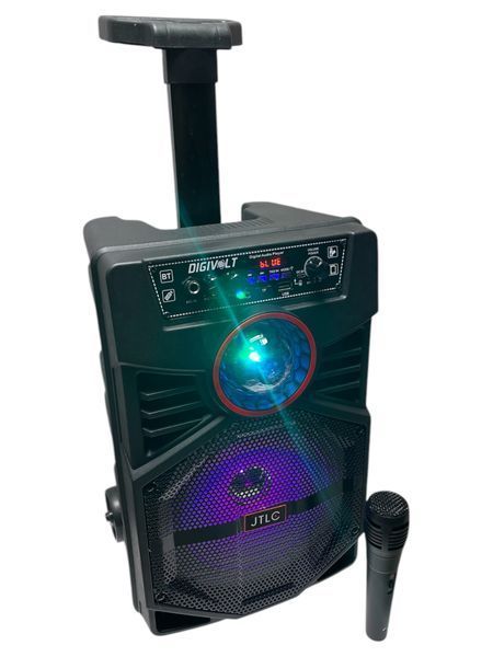 Беспроводная караоке колонка с микрофоном и RGB-подсветкой JTLC JT-819 10011-819 фото