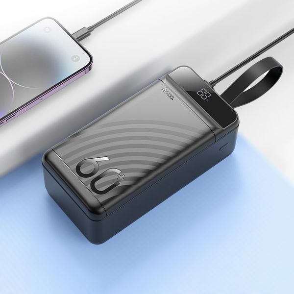 Павербанк зі швидкою зарядкою Hoco J123C Powerbank 60000 mAh 22.5W 111-123 фото