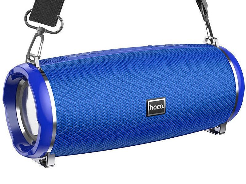 Портативная беспроводная Bluetooth колонка Hoco HC2 с ремешком, FM радио с подсветкой 100-HC2 фото