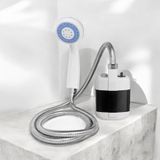 Портативный аккумуляторный душ с помпой и USB зарядкой Переносной авто душ от аккумулятора для кемпинга туризма 11101-234 фото
