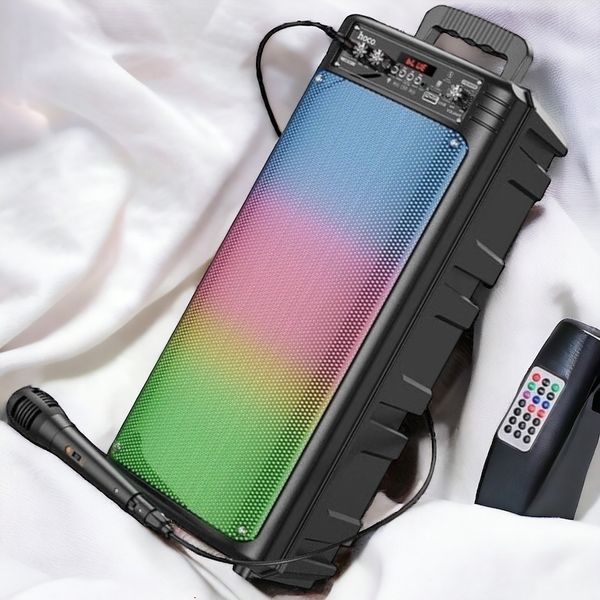 Bluetooth колонка портативна, караоке HOCO BS52, з мікрофоном і пультом 100-BS52 фото