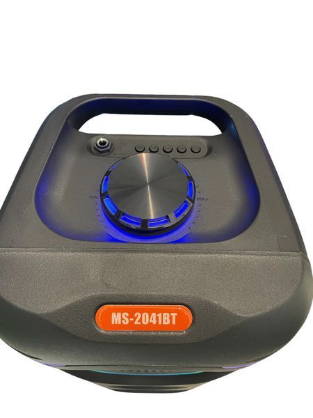 Портативная Bluetooth колонка MS-2041BT-W 50Вт с RGB-подсветкой 1114-2041 фото