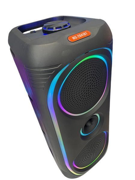 Портативная Bluetooth колонка MS-2041BT-W 50Вт с RGB-подсветкой 1114-2041 фото