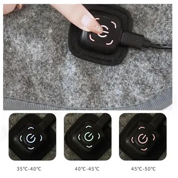 Электро-одеяло на USB от Power Bank 160*80 см на 3 режима подогрева Электропростынь от повербанка 1110-160 фото
