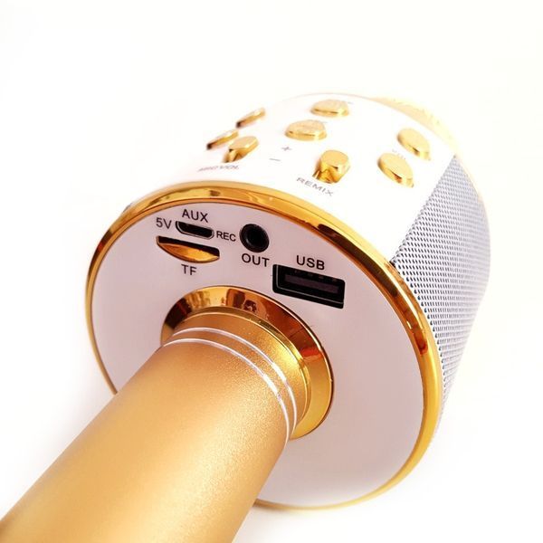 Беспроводной микрофон караоке bluetooth.FM/ WS 858 858 фото