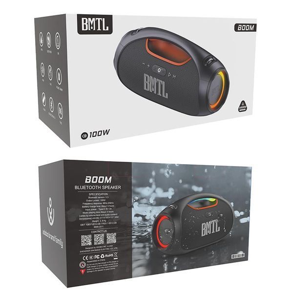 Bluetooth Колонка Xdobo BMTL BOOM 100W, портативна, IPX6, BT5.3, TWS 100-100W фото