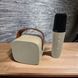 Беспроводная портативная bluetooth колонка с караоке + беспроводной микрофон 100-К1 фото 6