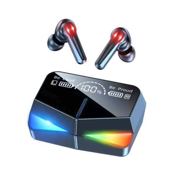 Беспроводные наушники M28 сенсорные игровые наушники HD Stereo - LED Display. Power Bank M28 фото