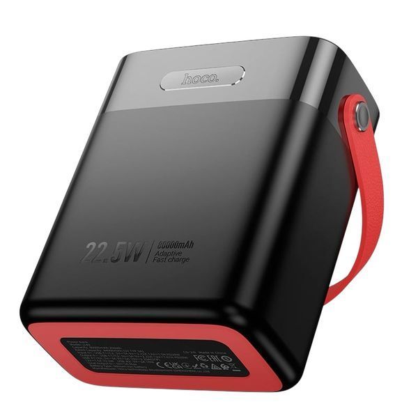 Павербанк Hoco Title J143 80000 mAh 22.5W, быстрая зарядка QC/PD/ &nbsp;Power bank 3USB/2Type-C, фонарик&nbsp; 1211-143 фото