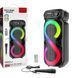 Портативна Bluetooth колонка караоке з мікрофоном, пультом ДК і RGB-підсвічуванням ZQS-4270M 16W 111742-4270 фото 5