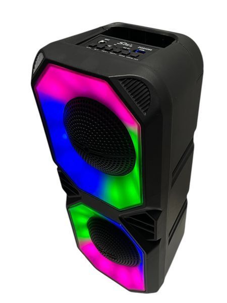 Безпровідна караоке колонка з мікрофоном та RGB-підсвічуванням Sing-e ZQS4260 2210-4260 фото